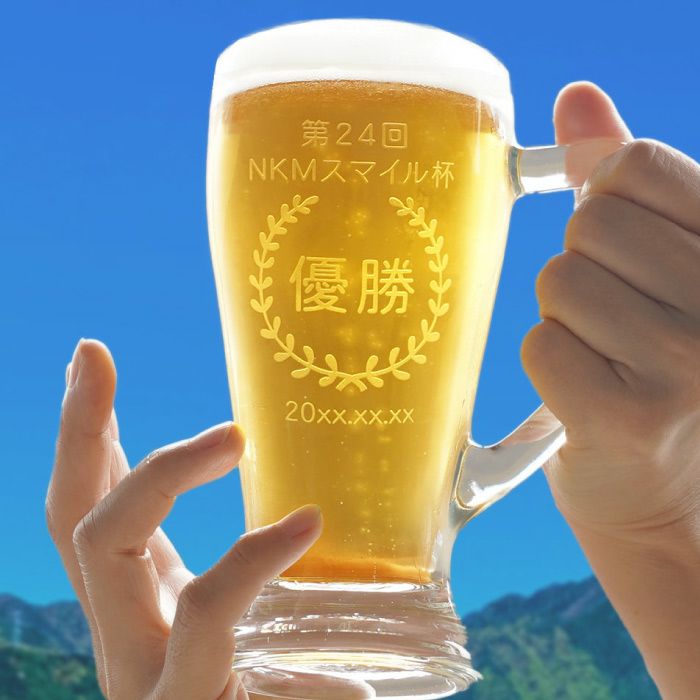 イタリア製 ビールジョッキ ゴルフトロフィージョッキVer.