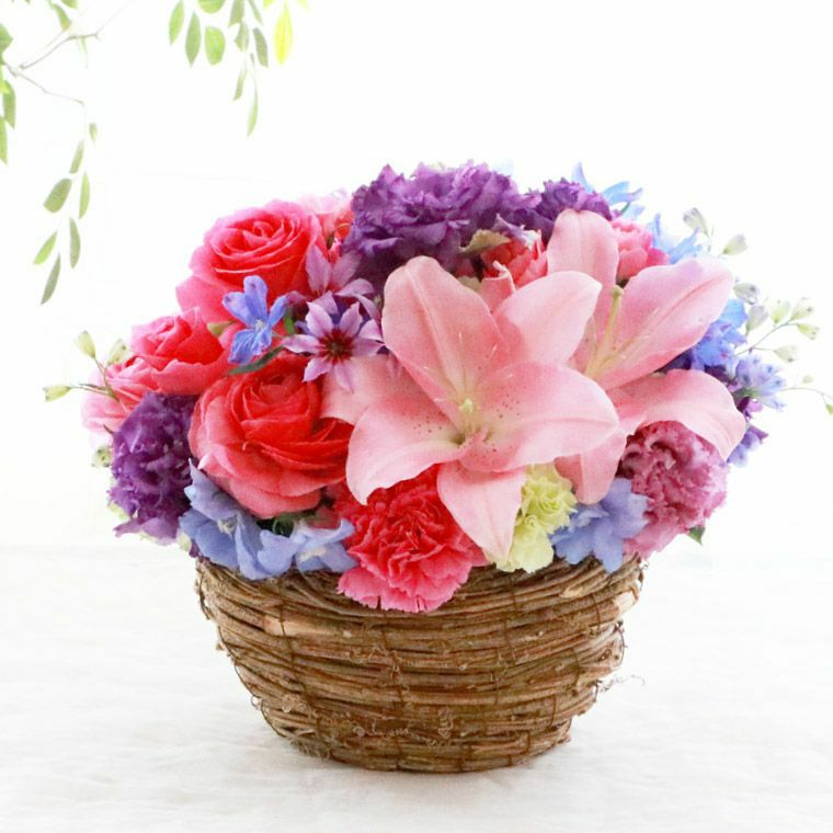 『季節のフラワーアレンジメント AD・Lサイズ 』 生花