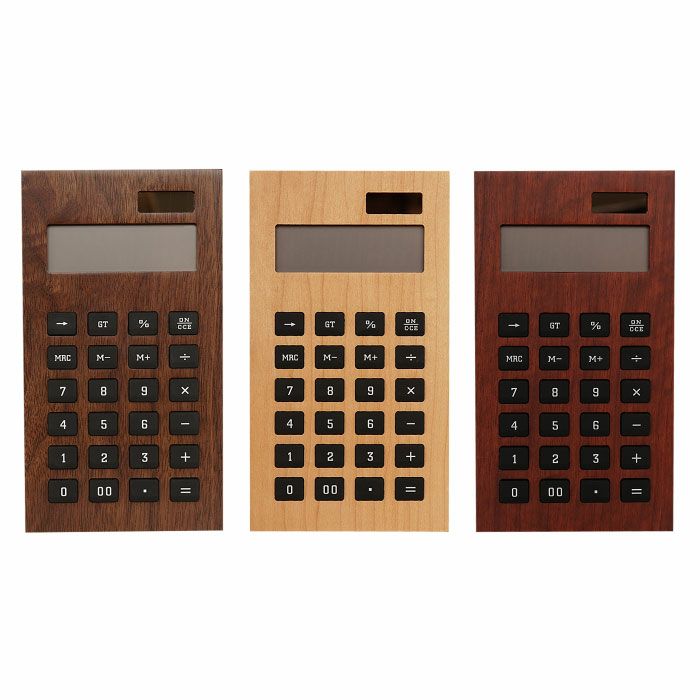 木製電卓