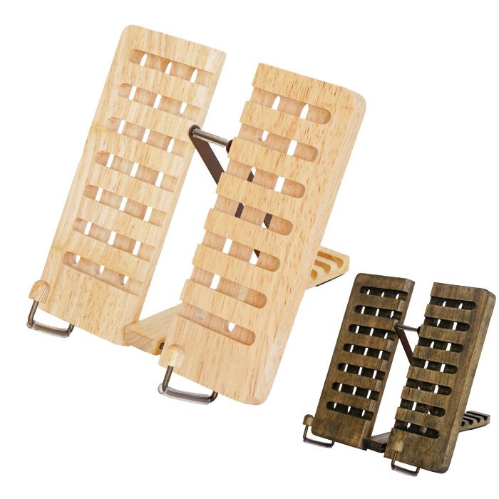 木製ブック・タブレットスタンド