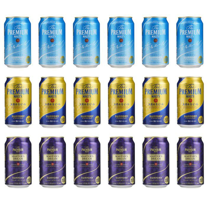 サントリー プレミアムモルツ 飲み比べ 18本セット