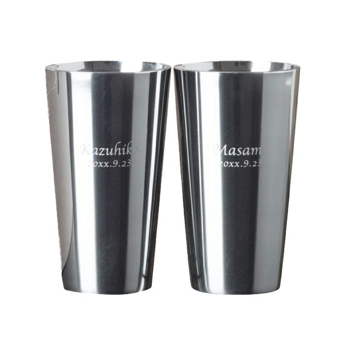 研磨マイスターステンレスビアタンブラーペアセット