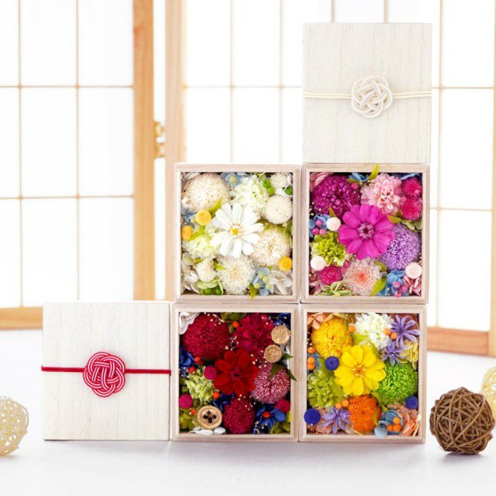 『花たまて箱』 プリザーブドフラワー