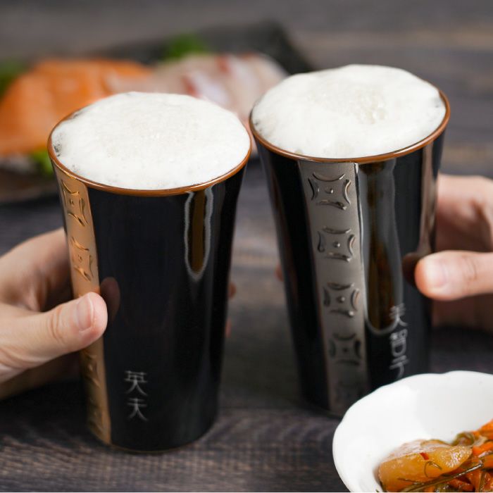 金銀ラインタンブラー ペア