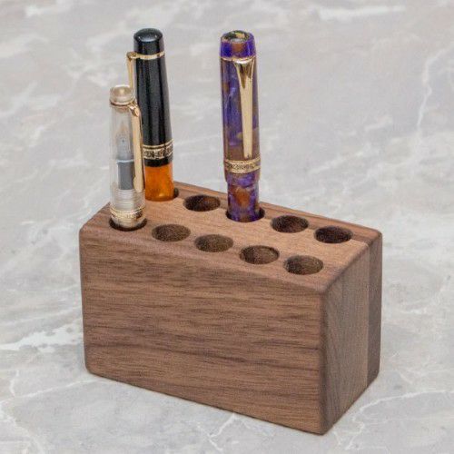 無垢材ペンスタンド10