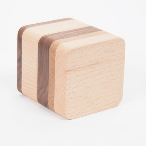 無垢材ペン立て角 サークル