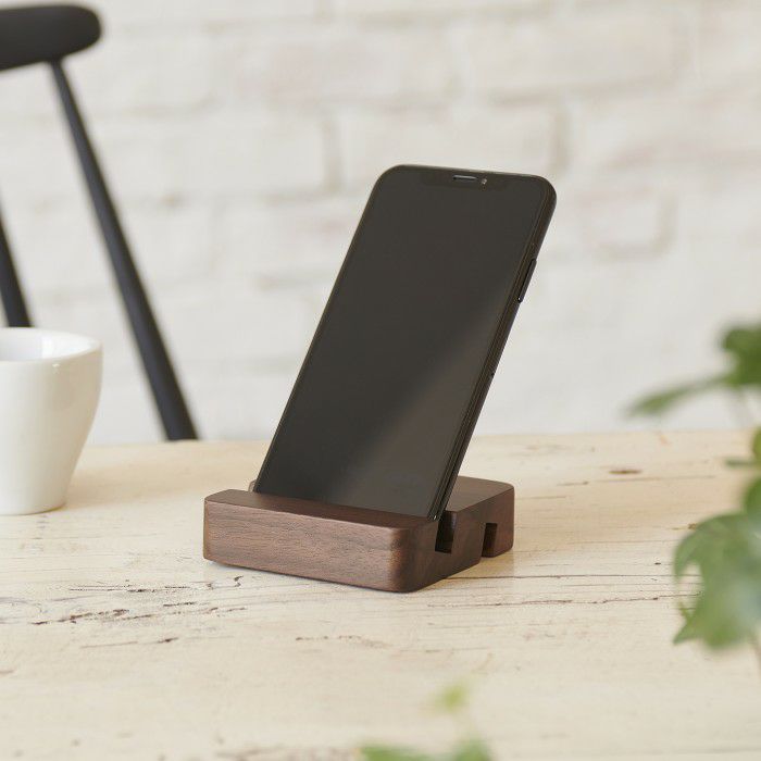 スマホスタンド ウォールナット