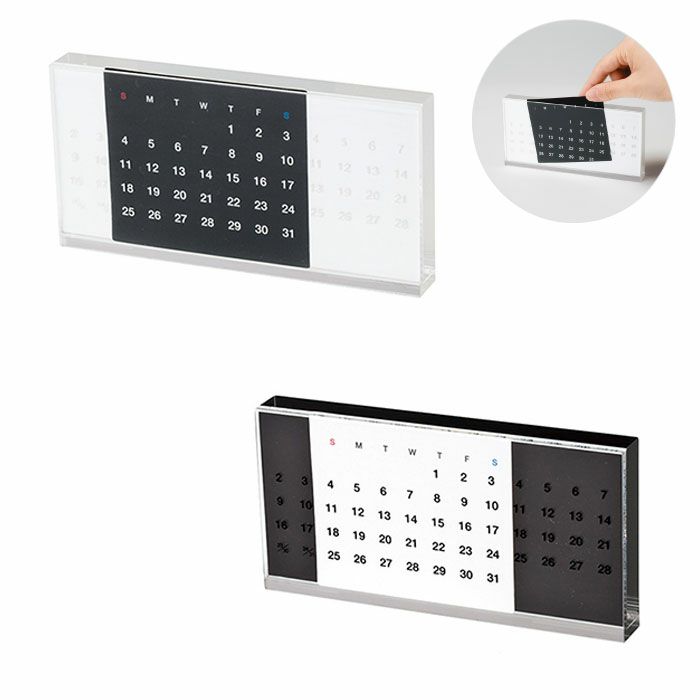 アクリル万年カレンダー