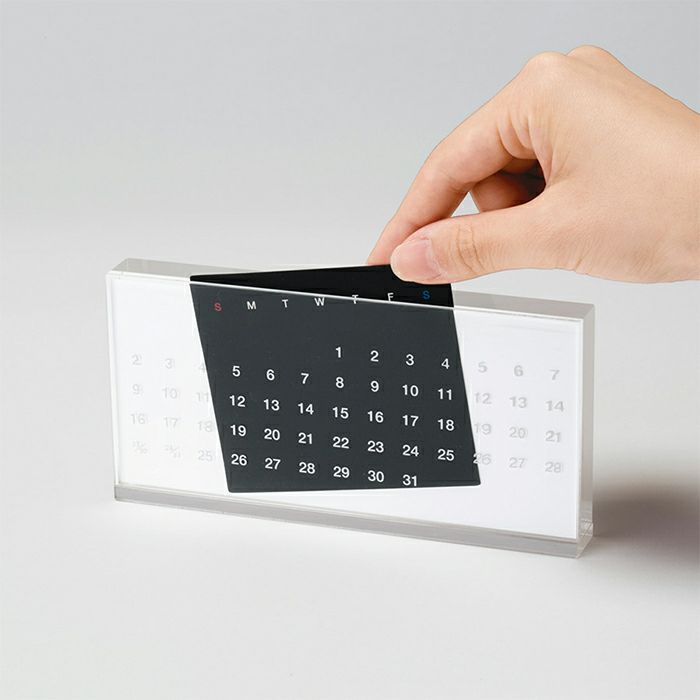 アクリル万年カレンダー