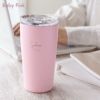 オリジナル保温保冷フタ付きタンブラー真空二重構造350ml