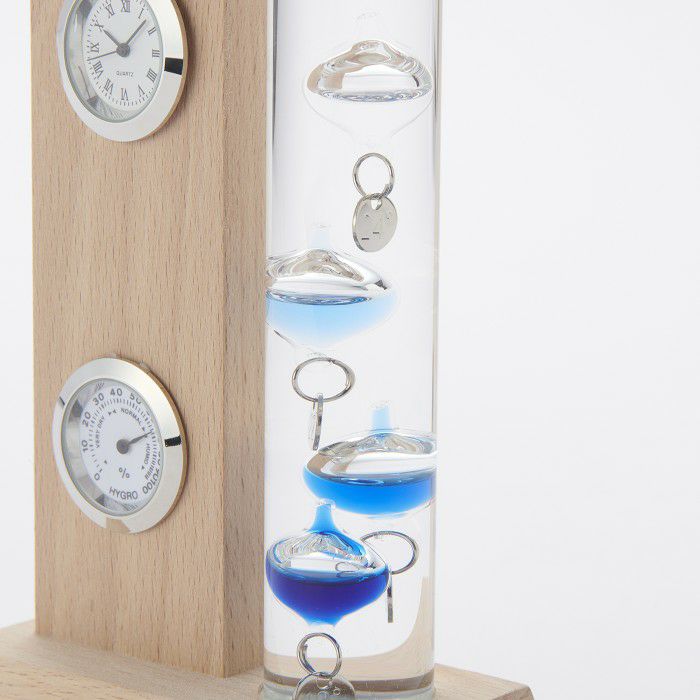 ガラスフロート温度計 ウェザーステーション