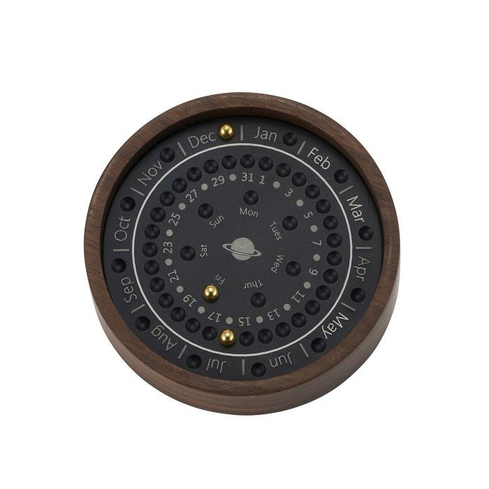 万年カレンダー　ウォールナット