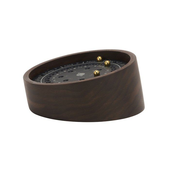 万年カレンダー　ウォールナット
