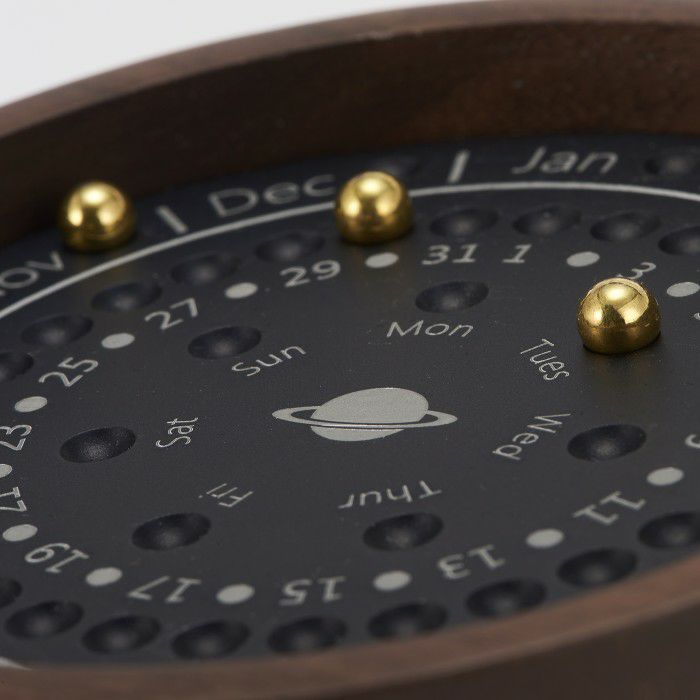 万年カレンダー　ウォールナット