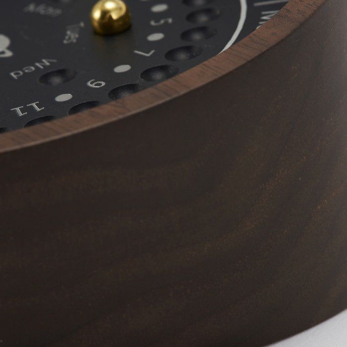 万年カレンダー　ウォールナット