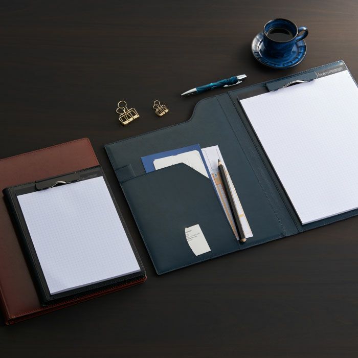 本革 クリップファイル（A4）