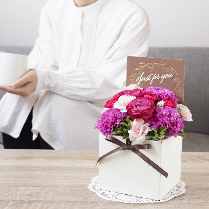 キューブフラワーボックス