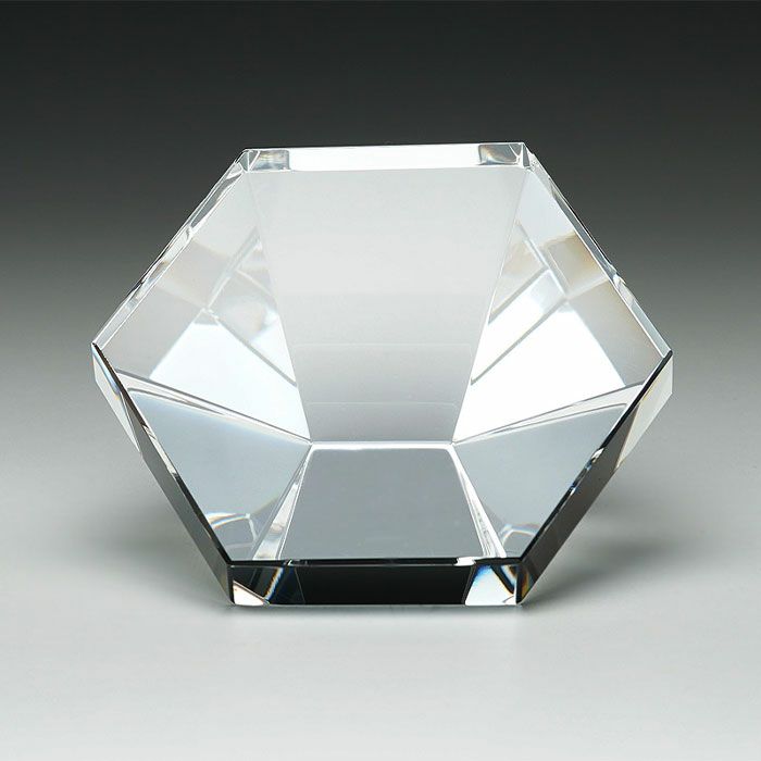 ダイヤカットクリスタルペーパーウェイト