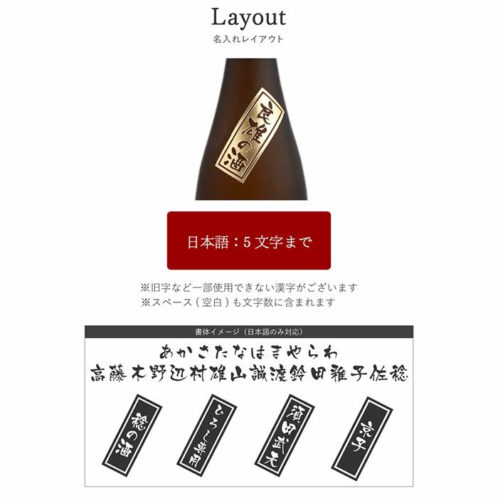 名入れボトル朝日酒造久保田萬寿720ml純米大吟醸日本酒