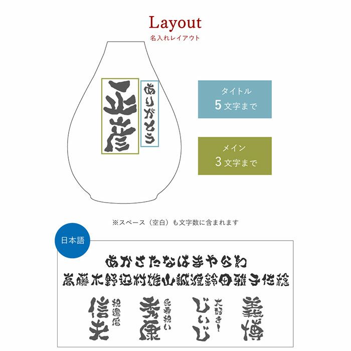 名入れボトル彫刻ゴールド賀茂鶴大吟醸
