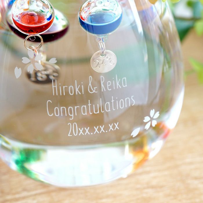 ガリレオ温度計 しずく型 Lサイズ