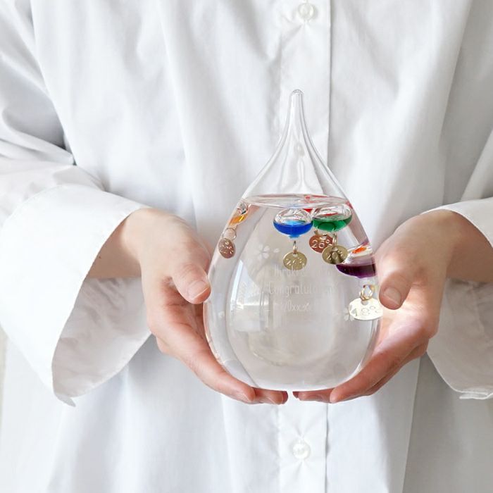 ガリレオ温度計 しずく型 Lサイズ