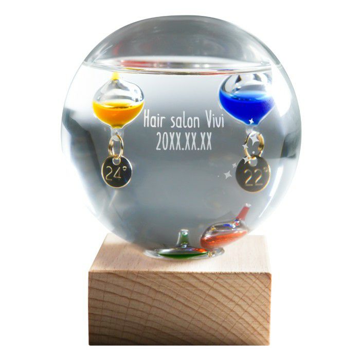 ガリレオ温度計 ドーム型 Sサイズ