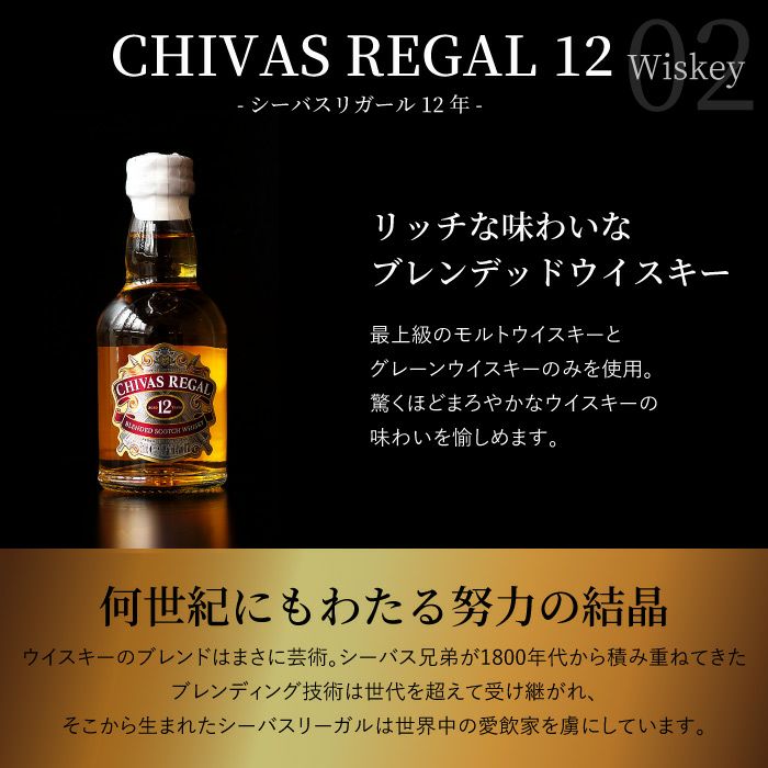 ウイスキー＆ブランデーミニチュアボトルセット