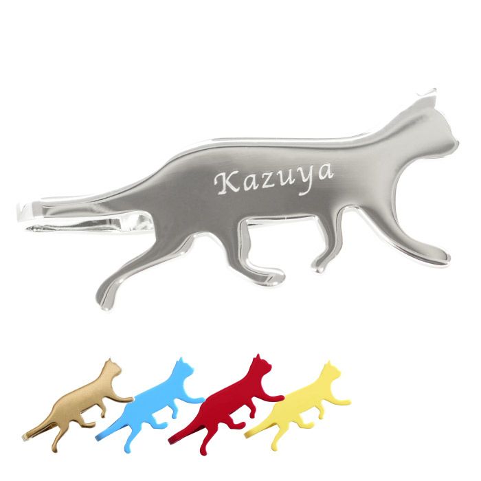 ネクタイピン 猫