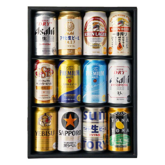 国産ビールの大定番飲み比べ12本セット