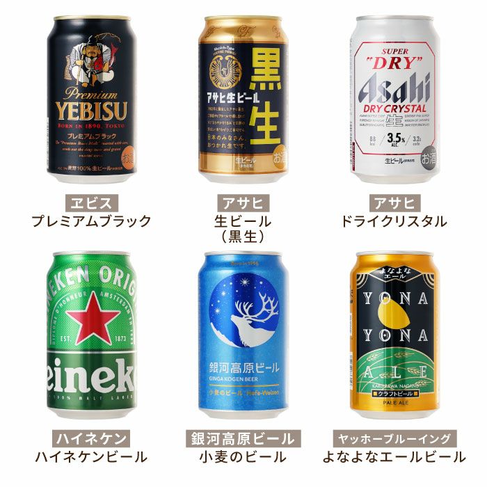  国産ビールの大定番飲み比べ18本セット