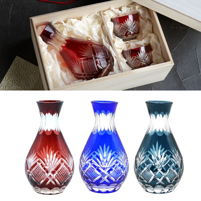 切子徳利おちょこセット