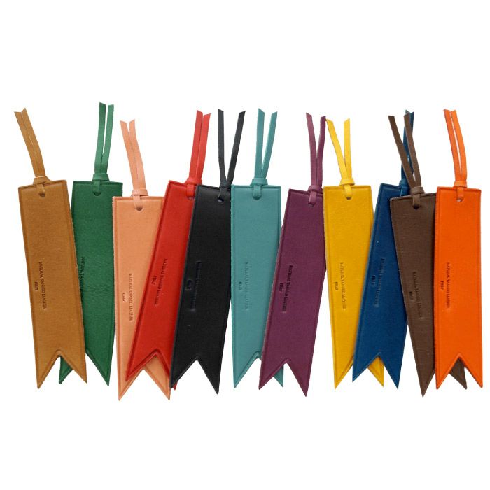 イタリアンレザーブックマークマーカー全11色