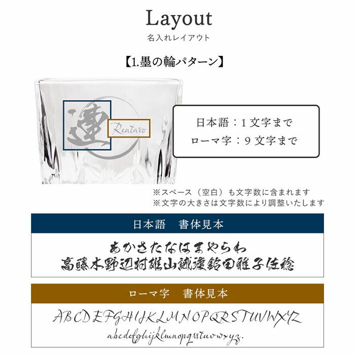 ロックグラス3点セット