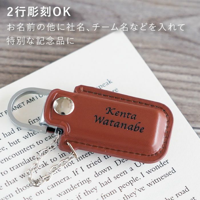 レザーカバーUSBメモリ128GB