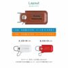 レザーカバーUSBメモリ128GB