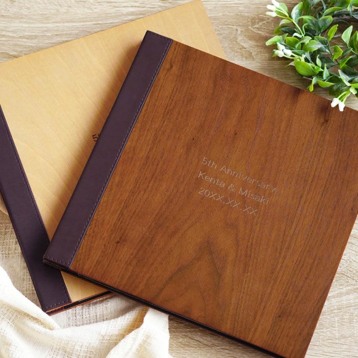 木製フォトアルバム