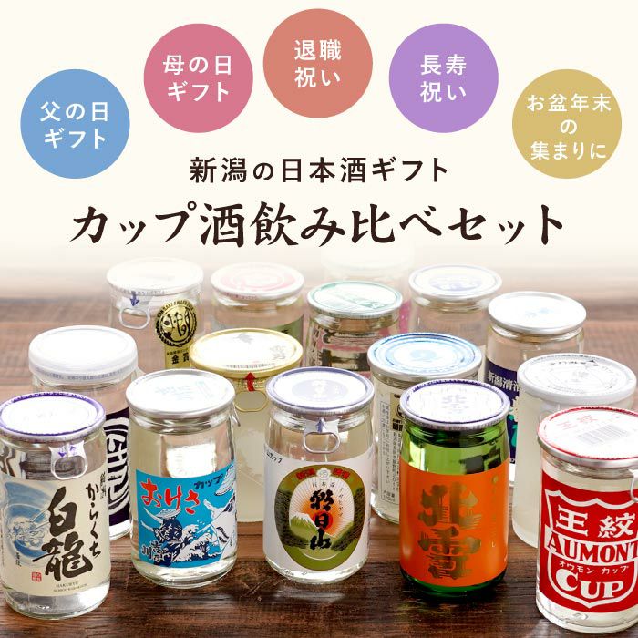 新潟県産 日本酒 ワンカップ 飲み比べ 15本セット