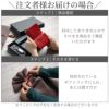 メタルプレートキーホルダー＆本革バイカラー名刺入れセット