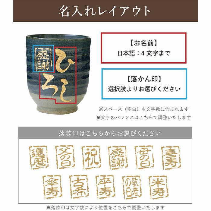 湯飲み 刷毛巻寿司湯呑 【単品】