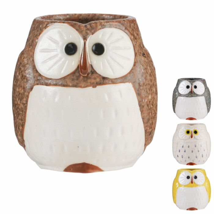 福来る ふくろう 湯呑み 単品