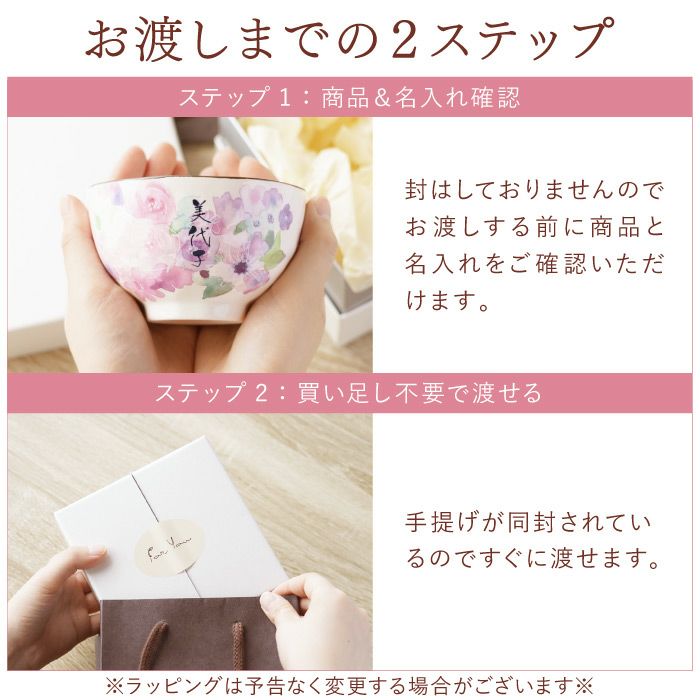 美濃焼 花工房 ごはん茶碗 （単品）