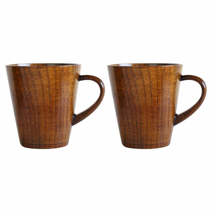 木製マグカップペアセット