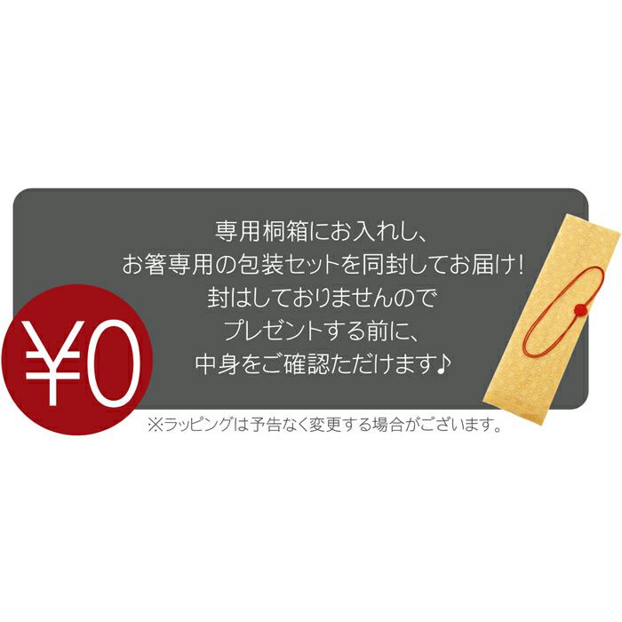 若狭塗 華やぎ桜お箸 ペアセット