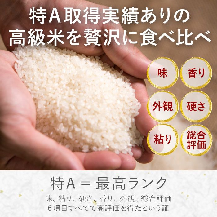 こころをコメて贈る銘柄米8種食べ比べギフト