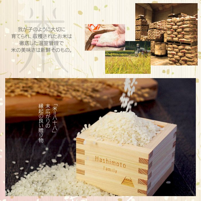 こころをコメて贈る銘柄米8種食べ比べギフト