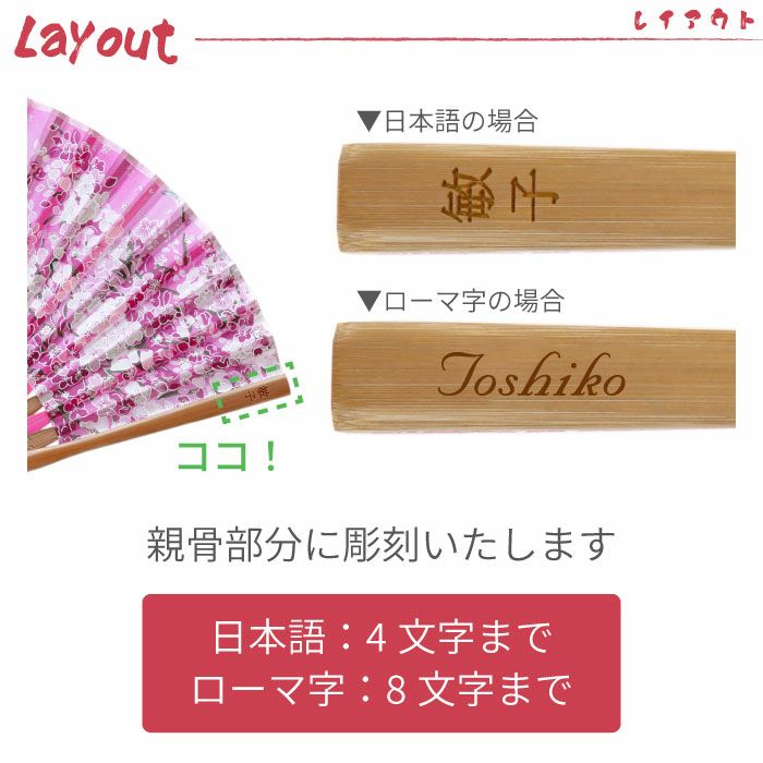百花繚乱扇子