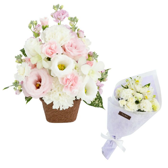 お供え花　おまかせアレンジ＆花束