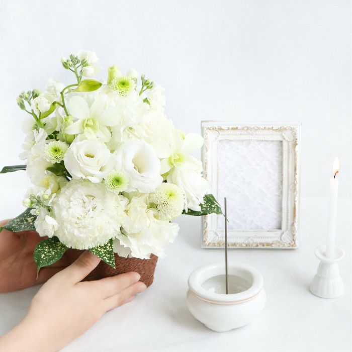 お供え花　おまかせアレンジ＆花束