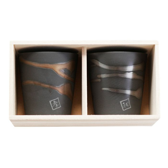 金銀流し雲ロックカップペア